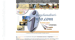 Desktop Screenshot of kanchanaburi-info.com